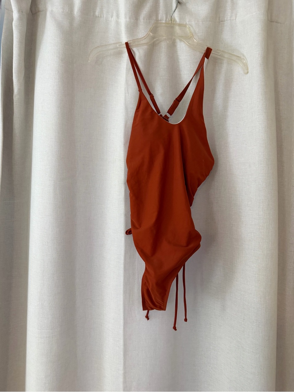SHEIN Rust Red One-Piece Swimsuit
